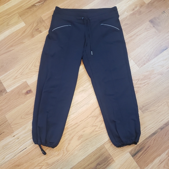 Athleta Womens Black Midrise Drawstring Jogger/Hiking Pants, Size Small - Picture 5 of 6